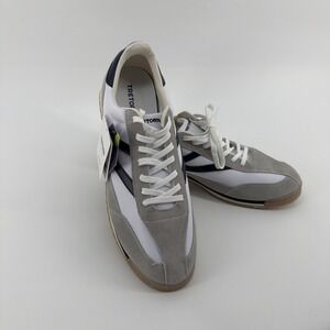 Tretorn Rawlins Sneaker Men's 13 NWT White Navy Gray Lace Up Preppy